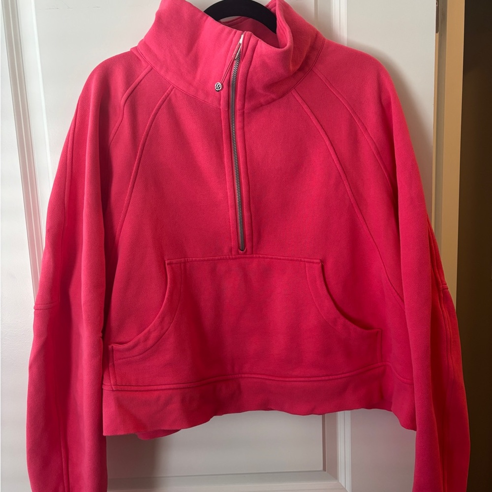 Pink Cowl Neck Sweater with Turtleneck Style